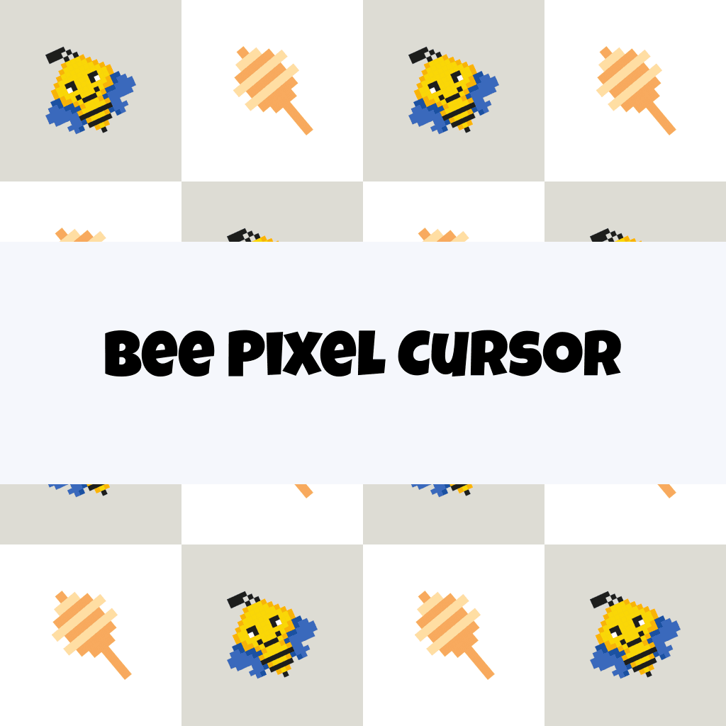 Preview Bee Pixel cursor custom cursor pack